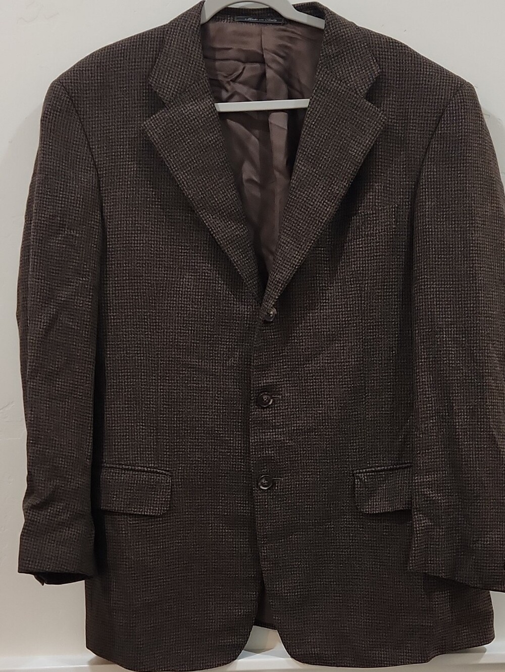 Ermenegildo Zegna Brown Textured Sport Coat